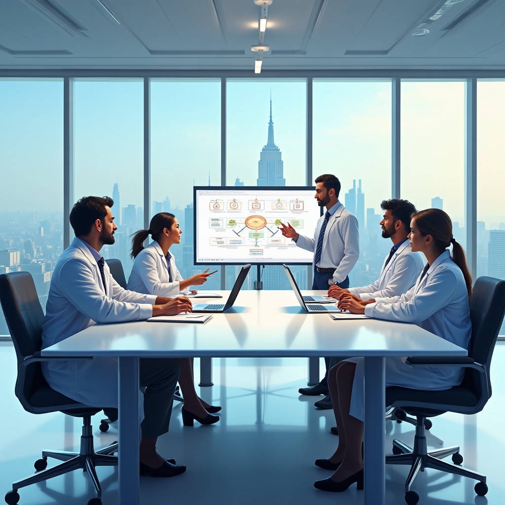 Team NarcapCore in riunione strategica